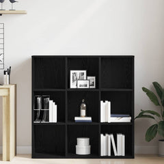 vidaXL Book Cabinet Black Oak 98x29x97.5 cm Engineered Wood 3