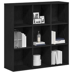 vidaXL Book Cabinet Black Oak 98x29x97.5 cm Engineered Wood 4