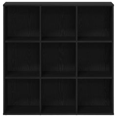 vidaXL Book Cabinet Black Oak 98x29x97.5 cm Engineered Wood 5