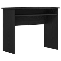 vidaXL Desk Black Oak 90x50x74 cm Engineered Wood 2