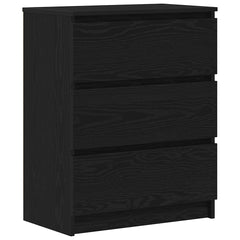 vidaXL Sideboard Black Oak 60x35x76 cm Engineered Wood 2