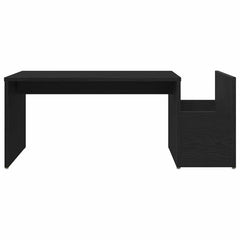 vidaXL Coffee Table Black Oak 90 x 45 x 35 cm Engineered Wood 6