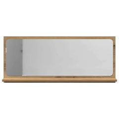 vidaXL Mirror Shelf Artisan oak 90 x 10.5 x 37 cm Engineered Wood 6