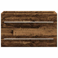 vidaXL Bathroom Sink Cabinet Old Wood 80x38.5x48 cm Engineered Wood 6