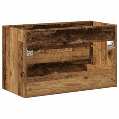 Sink Cabinet 80x38.5x48 cm Engineered Wood Old wood