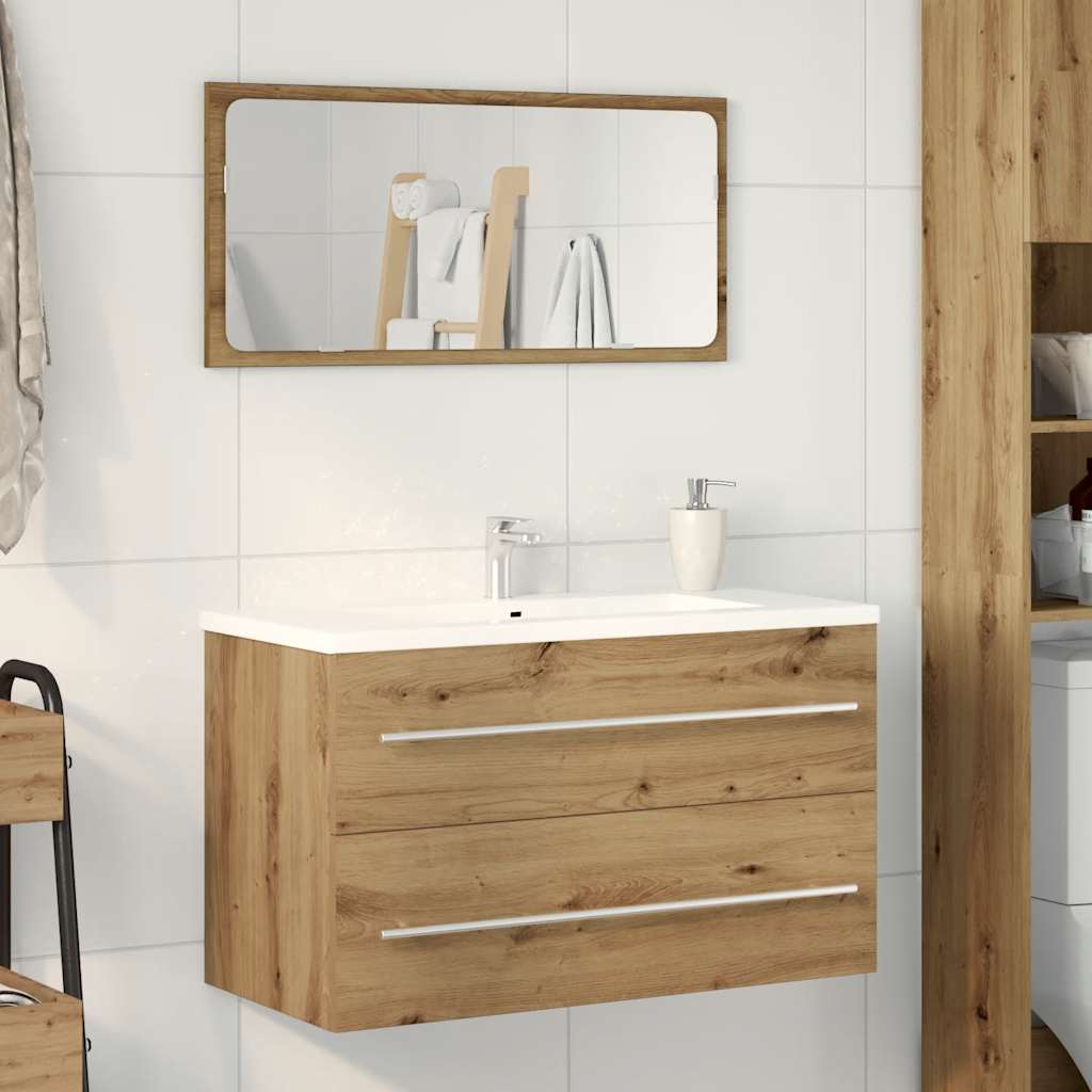 Sink Cabinet 80x38.5x48 cm Engineered Wood Artisan oak