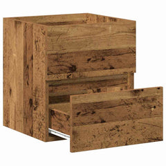 vidaXL Bathroom Cabinet Old Wood 41 x 38.5 x 45 cm Engineered Wood 5