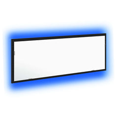 vidaXL LED Bathroom Mirror Black Oak 100 x 8.5 x 37 cm Glass 2