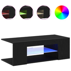vidaXL TV Cabinet 90 x 39 x 30 cm Black Oak Engineered Wood 4
