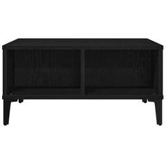 vidaXL Coffee Table Black Oak 60 x 60 x 30 cm 5