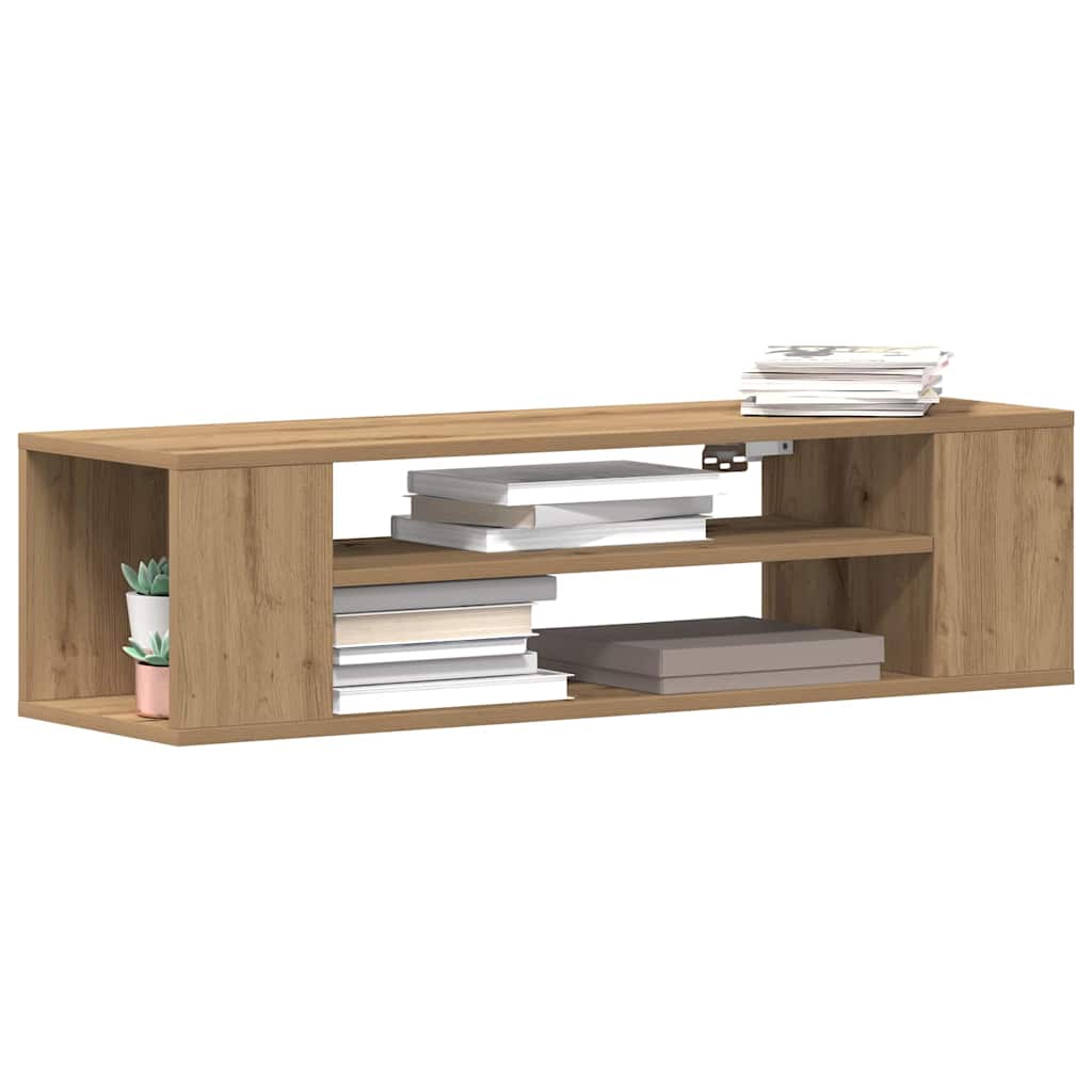 vidaXL TV Cabinet 100 x 30 x 26.5 cm Artisian oak Engineered Wood 3