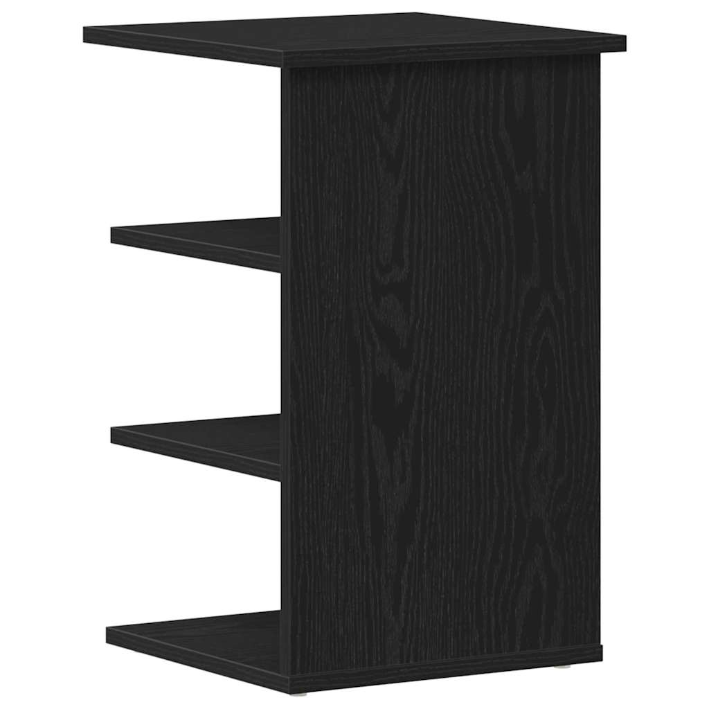 vidaXL Side Cabinet Black Oak 35 x 35 x 55 cm Engineered Wood 5