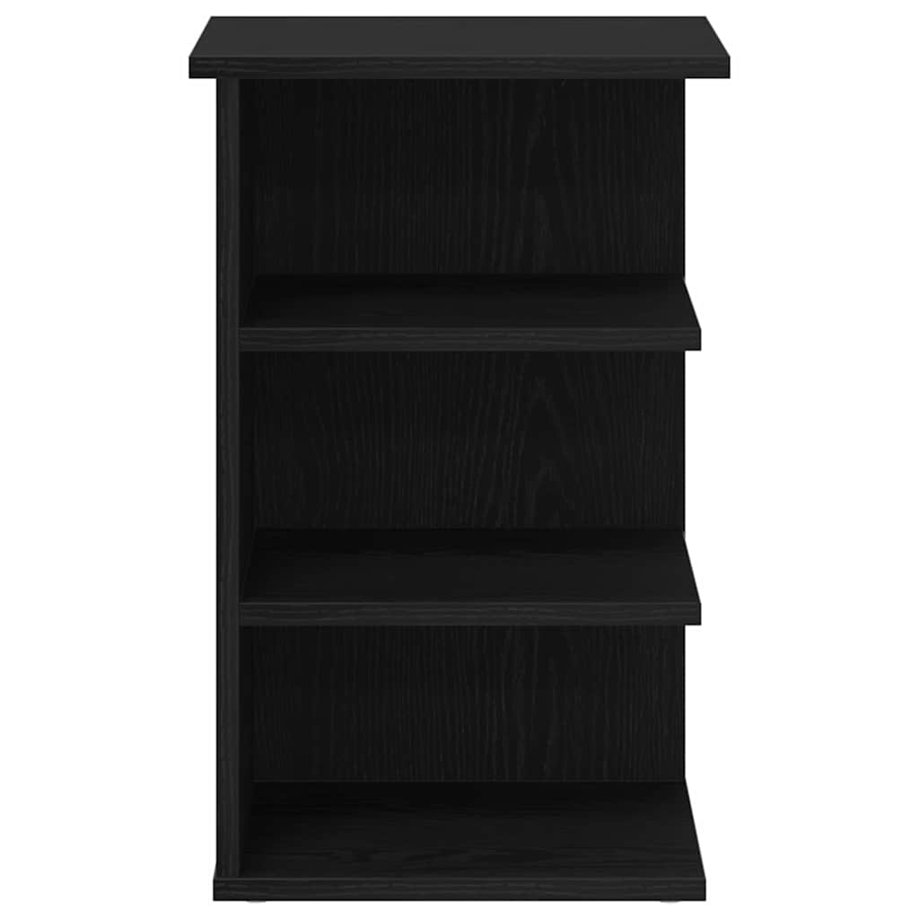 vidaXL Side Cabinet Black Oak 35 x 35 x 55 cm Engineered Wood 6