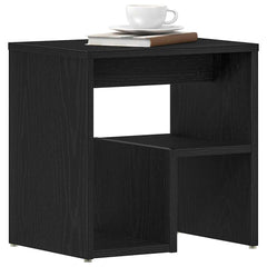 vidaXL Bedside Cabinet 2 pcs Black Oak 40 x 30 x 40 cm Engineered Wood 3
