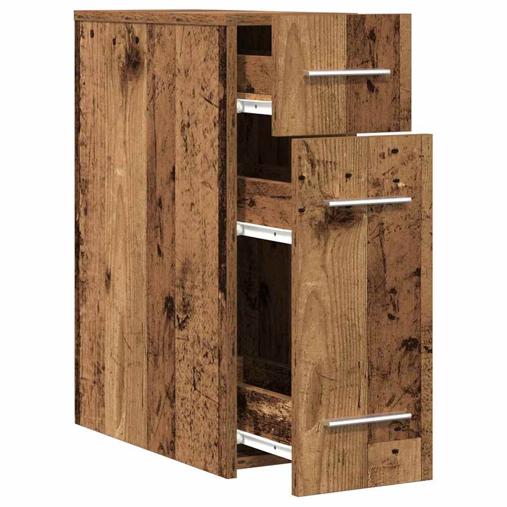 vidaXL Apothecary Cabinet 20 x 45.5 x 60 cm Engineered Wood Old wood 5