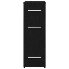 vidaXL Apothecary Cabinet 20 x 45.5 x 60 cm Engineered Wood Black Oak 5