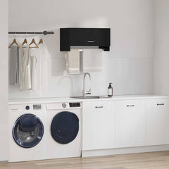 vidaXL Wardrobe Black Oak 70 x 32.5 x 35 cm Engineered Wood 4