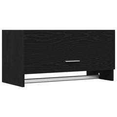 vidaXL Wardrobe Black Oak 70 x 32.5 x 35 cm Engineered Wood 2