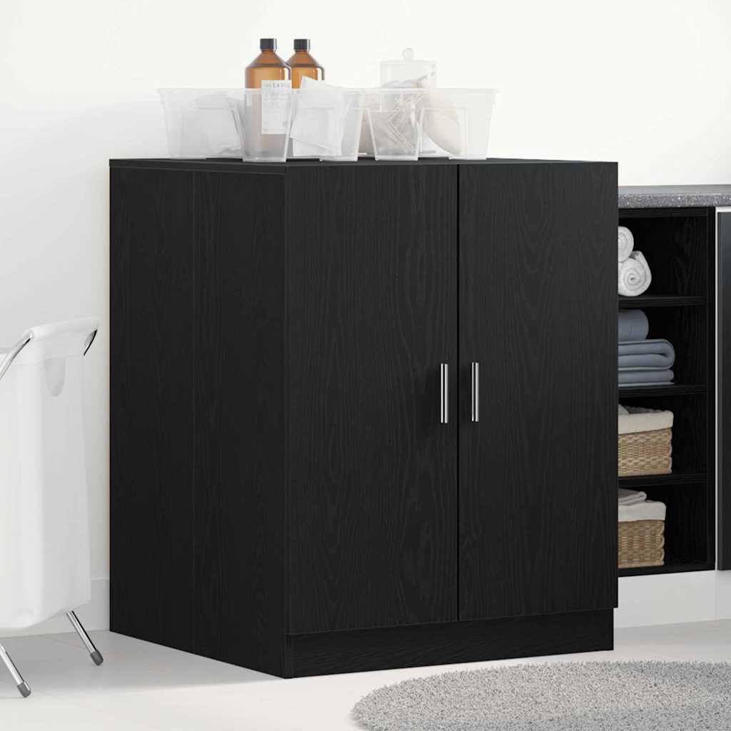 Washing Machine Cabinet 70,5x71,5x91,5 cm Black oak