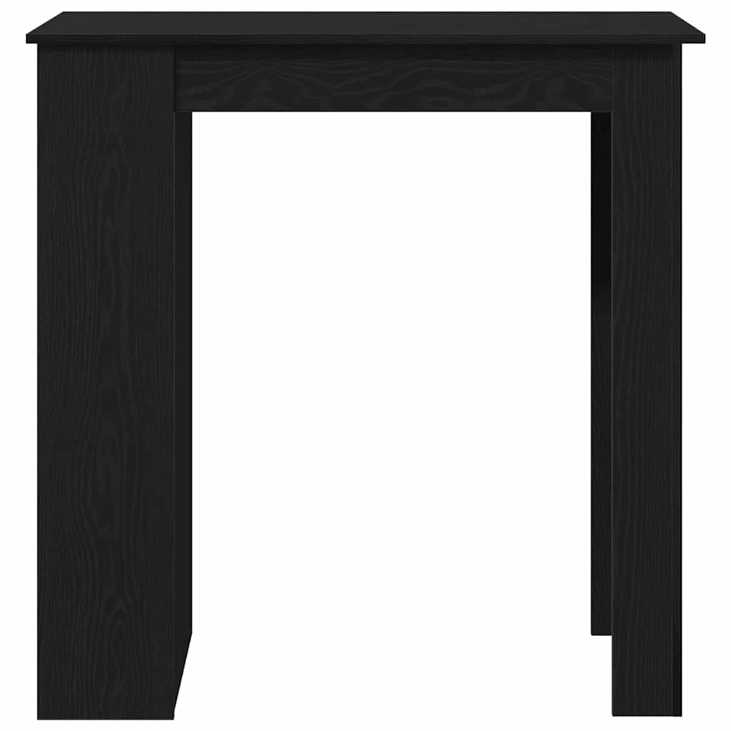 vidaXL Bar Table 102 x 50 x 103.5 cm Engineered Wood Black Oak 6