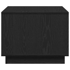 vidaXL Coffee Table Black Oak 55 x 55 x 42 cm Engineered Wood 6