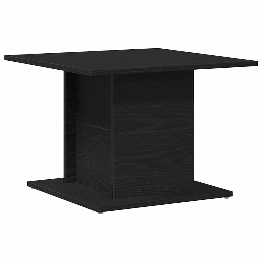 vidaXL Coffee Table Black Oak 55.5 x 55.5 x 40 cm Engineered Wood 2