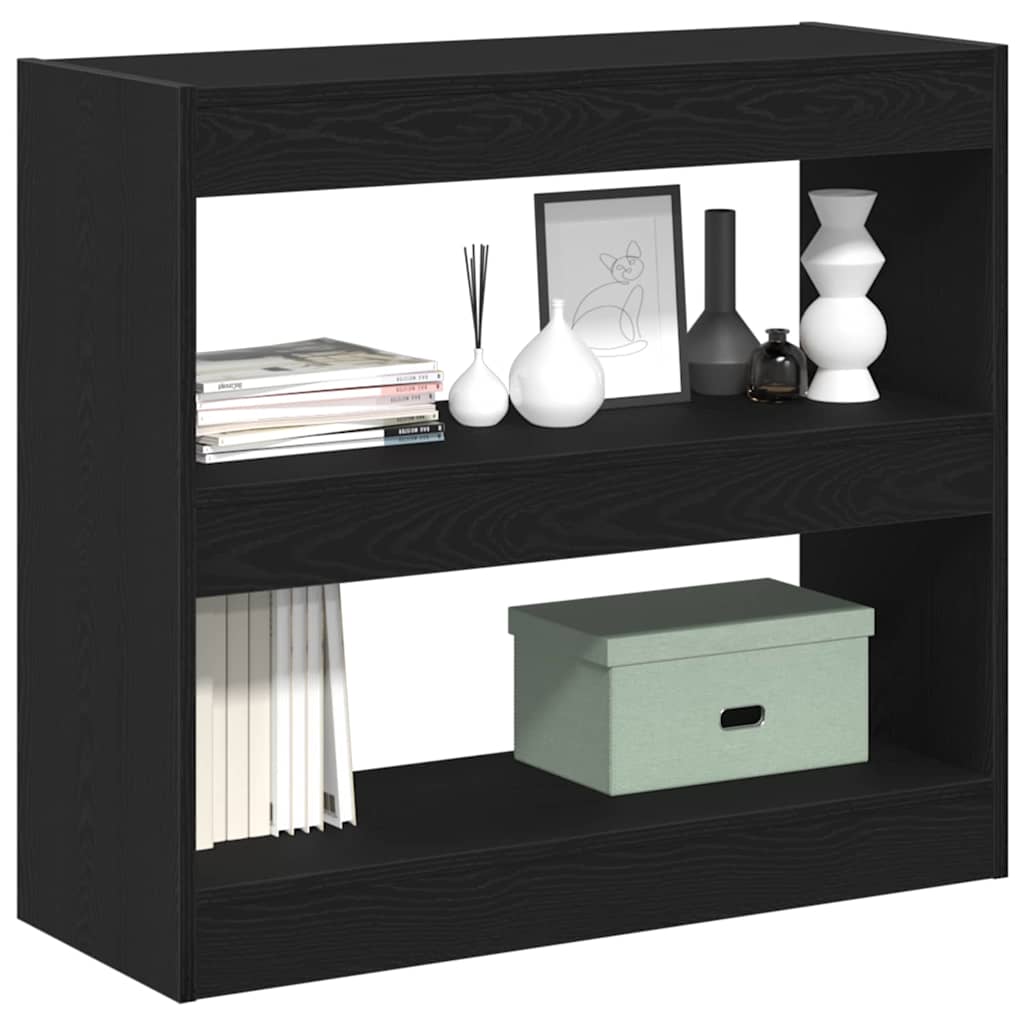 vidaXL Book Cabinet 2-Tier 2 pcs 80 x 30 x 72 cm Engineered Wood 3