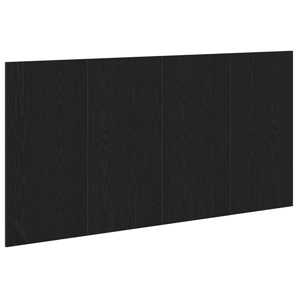Bed Headboard 160x1.5x80 cm Engineered Wood 160 cm Black oak