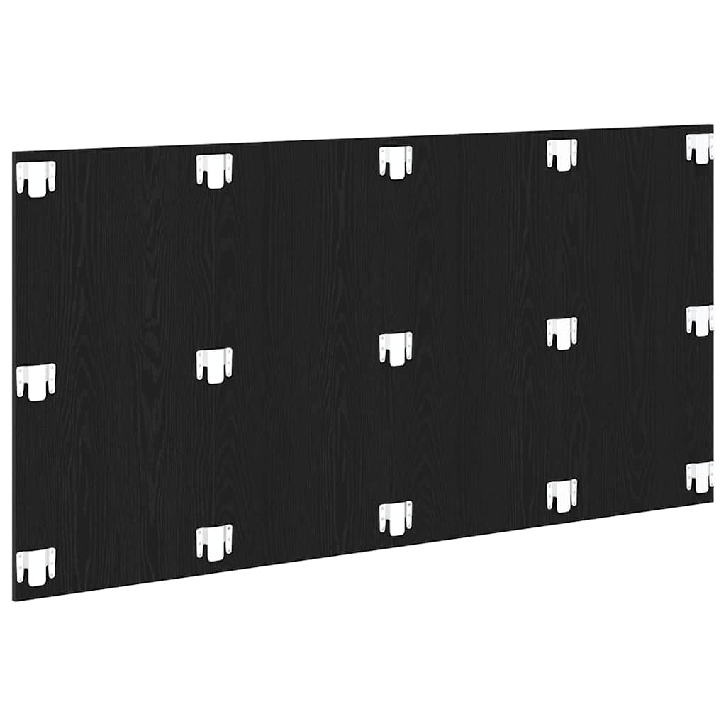 Bed Headboard 160x1.5x80 cm Engineered Wood 160 cm Black oak