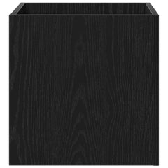 vidaXL Planter Box Black Oak 40 x 40 x 40 cm Engineered Wood 6