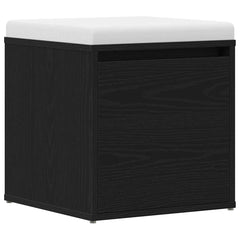 vidaXL Chest of Drawers Black Oak 40.5 x 40 x 40 cm Engineered Wood 3