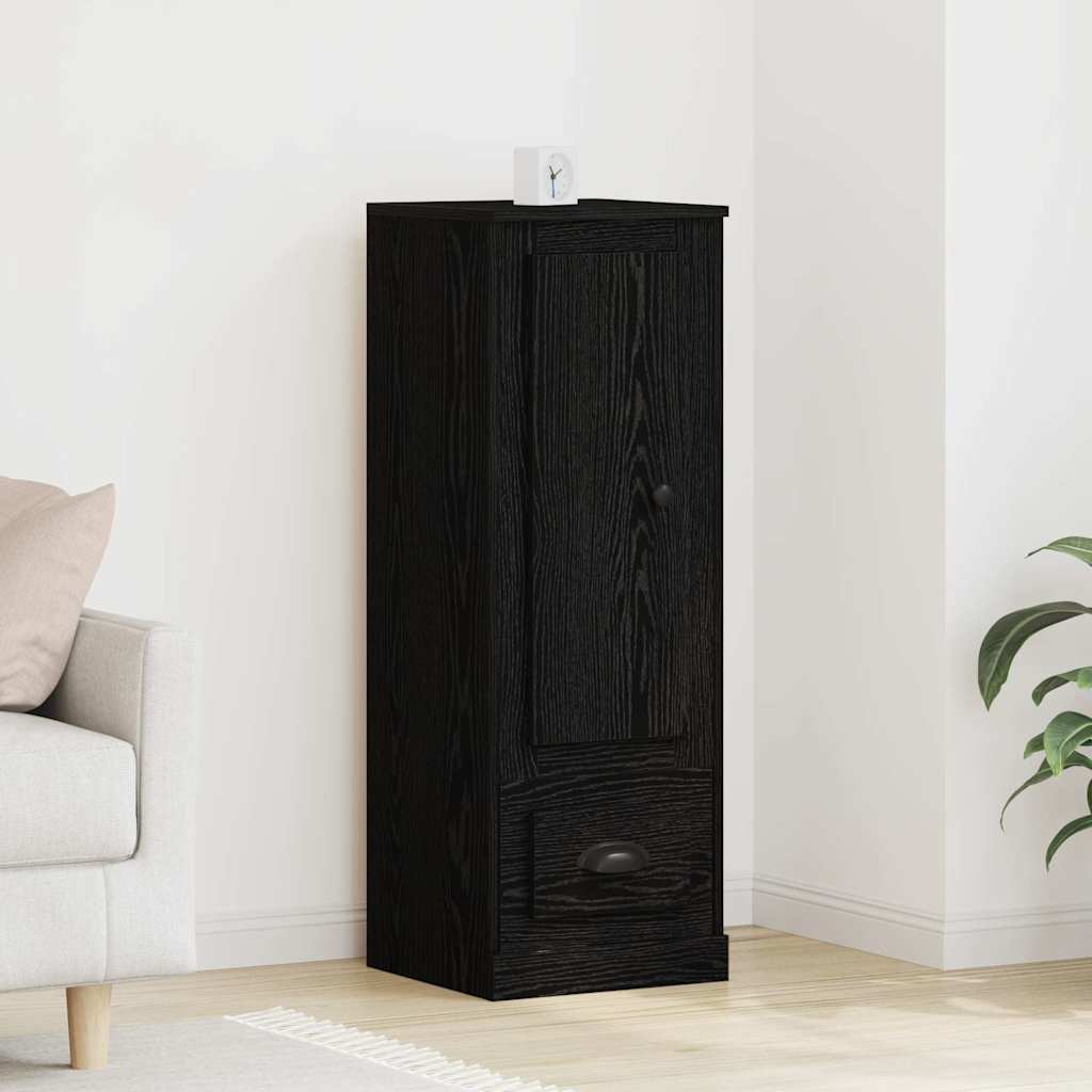 Highboard Engineered Wood in Black Oak