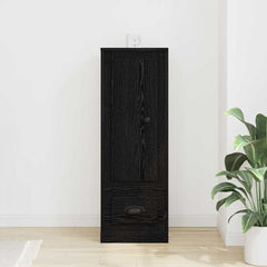 vidaXL Highboard Black Oak 36 x 35.5 x 103.5 cm Engineered Wood 4