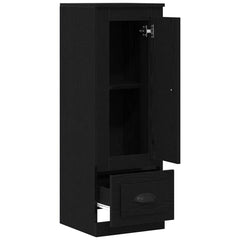 vidaXL Highboard Black Oak 36 x 35.5 x 103.5 cm Engineered Wood 5
