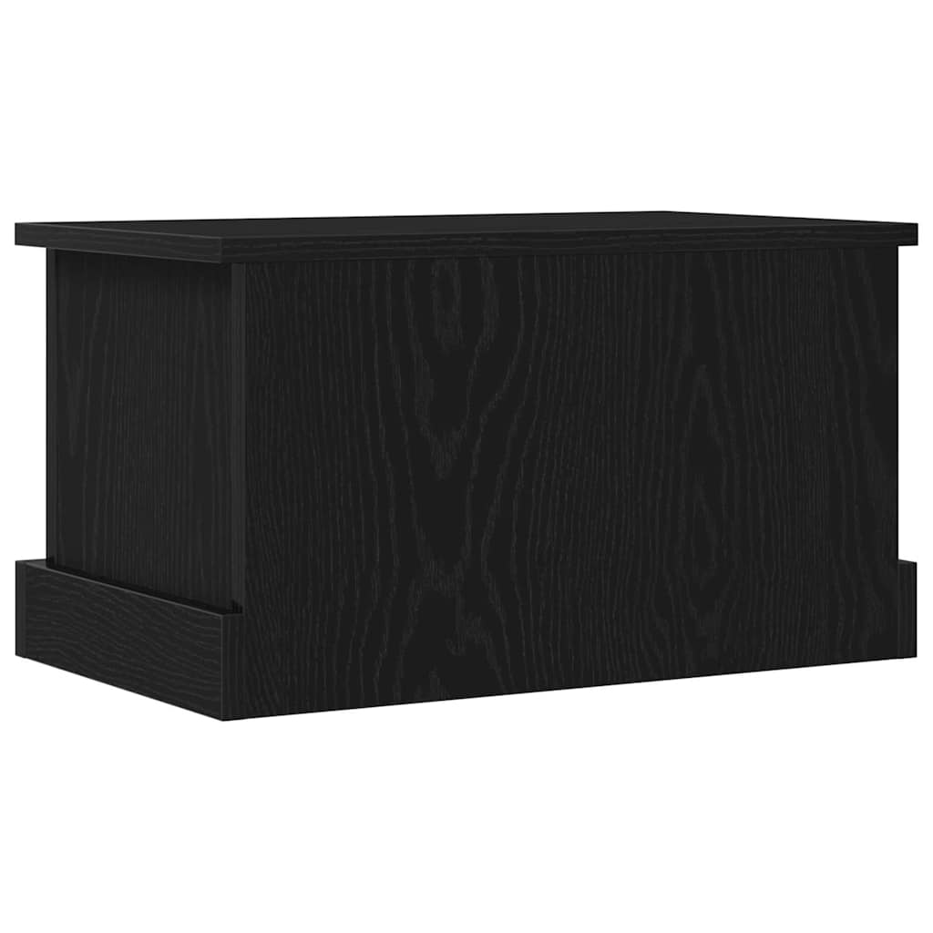 vidaXL Storage Box Black oak 50 x 30 x 28 cm Engineered Wood 6