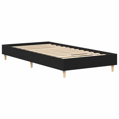 vidaXL Bed Frame Black Oak 193 x 78 x 25 cm Engineered Wood 4