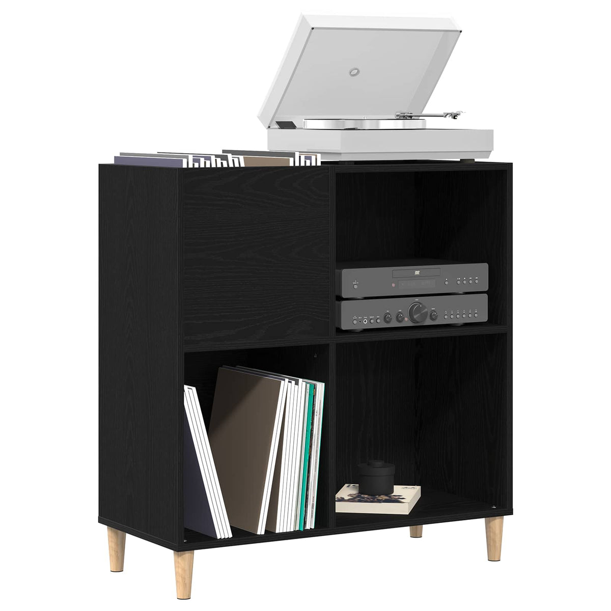 Record Cabinet Engineered Wood