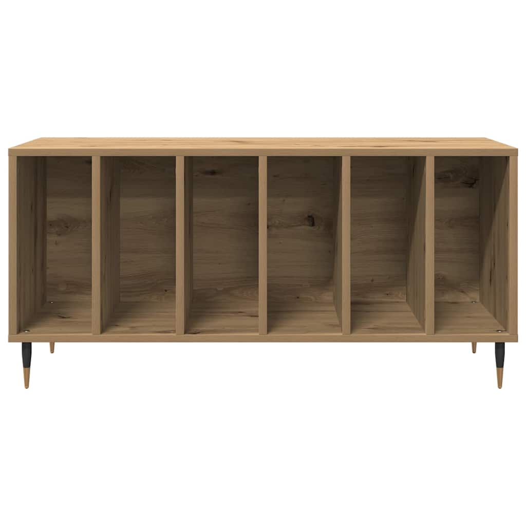 vidaXL Record Cabinet Artisan oak 100 x 38 x 48 cm Engineered Wood 5