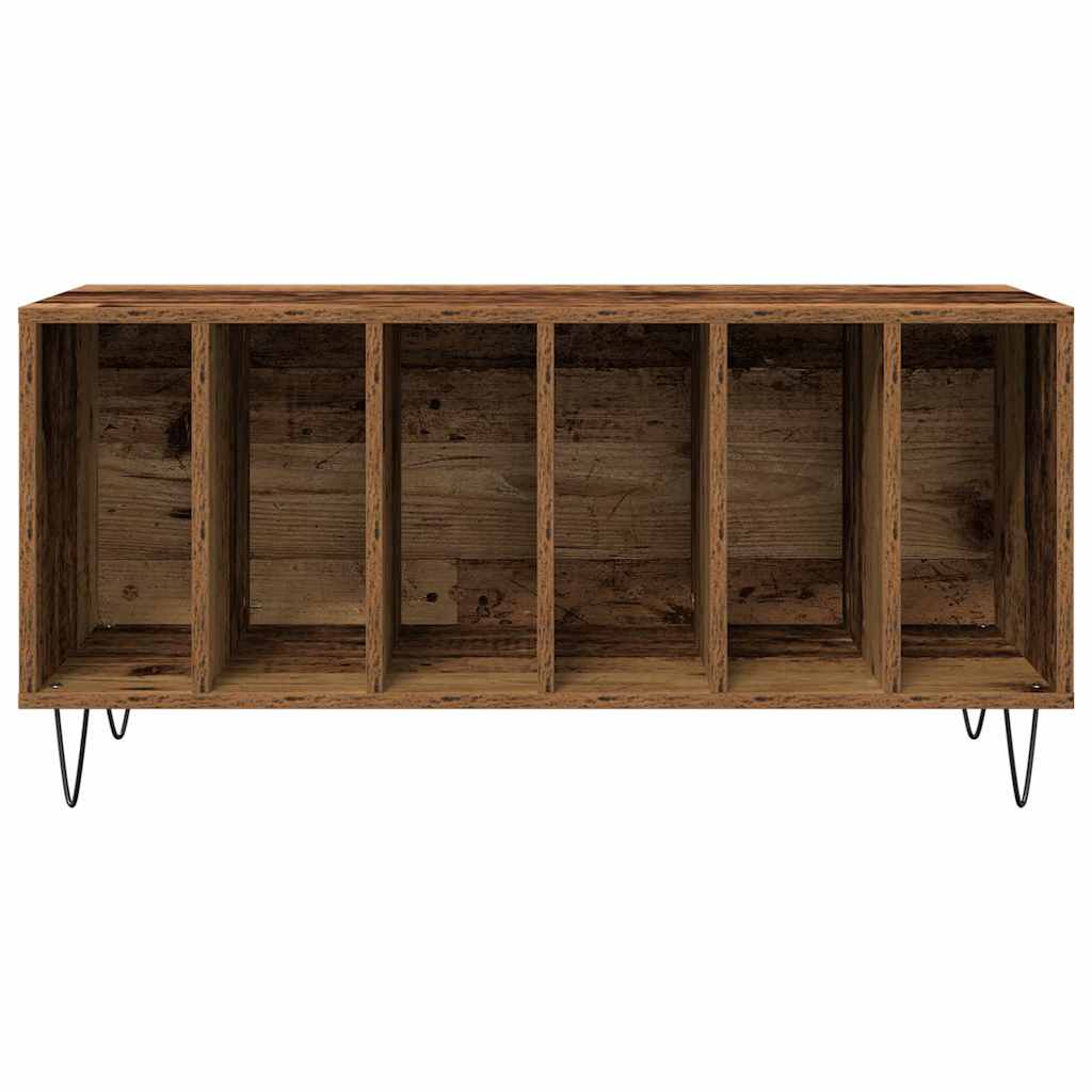 vidaXL Record Cabinet Old wood 100 x 38 x 48 cm Engineered Wood 5
