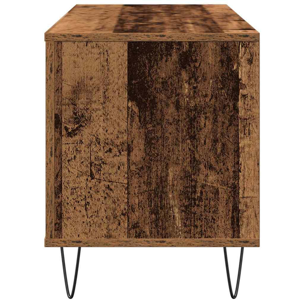 vidaXL Record Cabinet Old wood 100 x 38 x 48 cm Engineered Wood 6