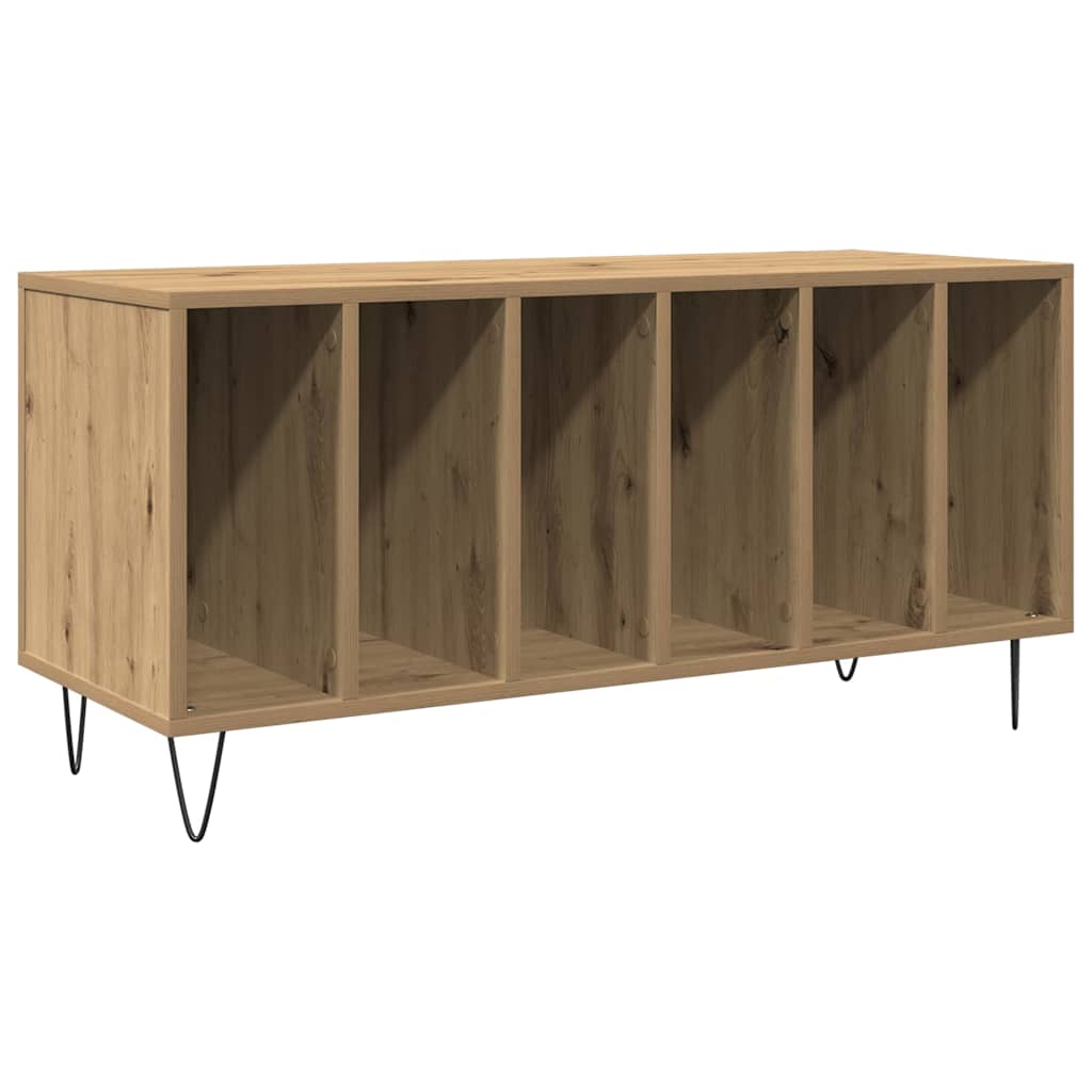 vidaXL Record Cabinet Artisan oak 100 x 38 x 48 cm Engineered Wood 2