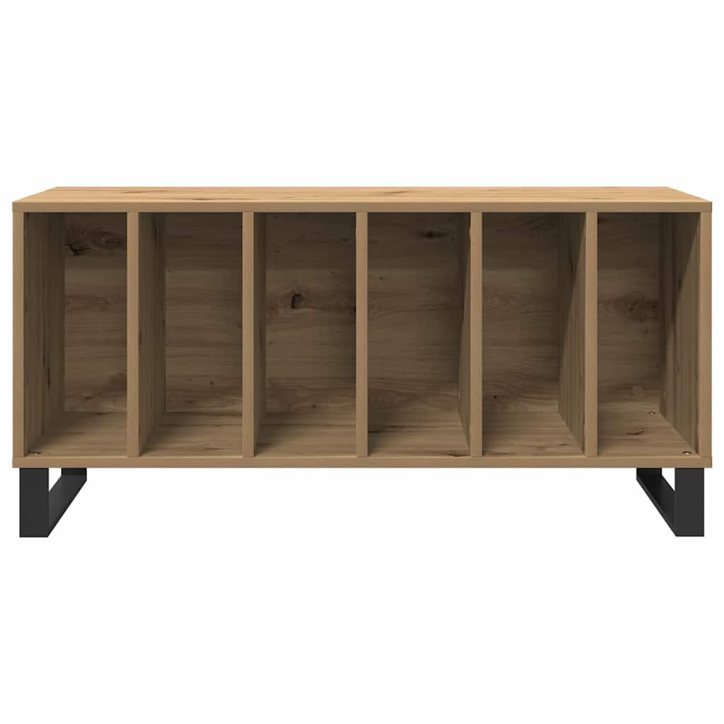 vidaXL Record Cabinet Artisan oak 100 x 38 x 48 cm Engineered Wood 5