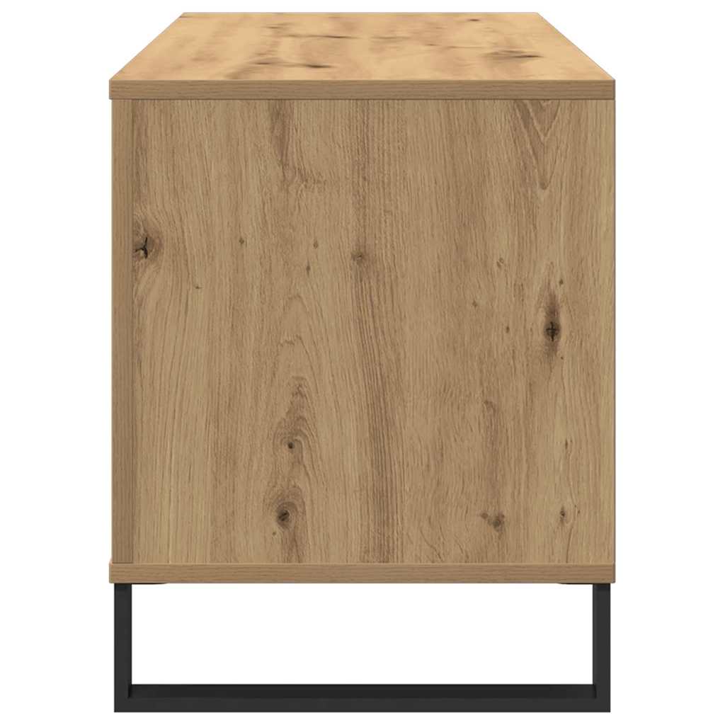 vidaXL Record Cabinet Artisan oak 100 x 38 x 48 cm Engineered Wood 6