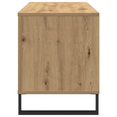 vidaXL Record Cabinet Artisan oak 100 x 38 x 48 cm Engineered Wood 6