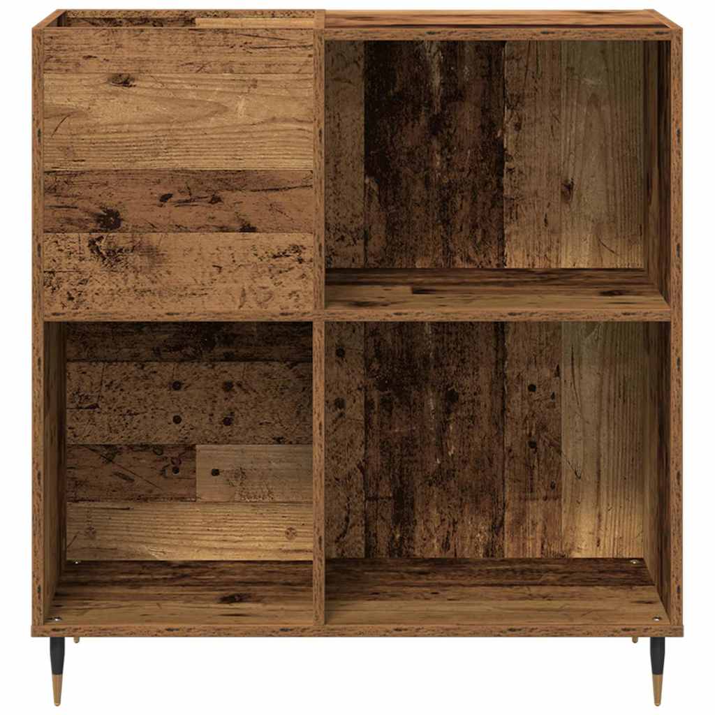 vidaXL Record Cabinet Old wood 85 x 38 x 89 cm Engineered Wood 5