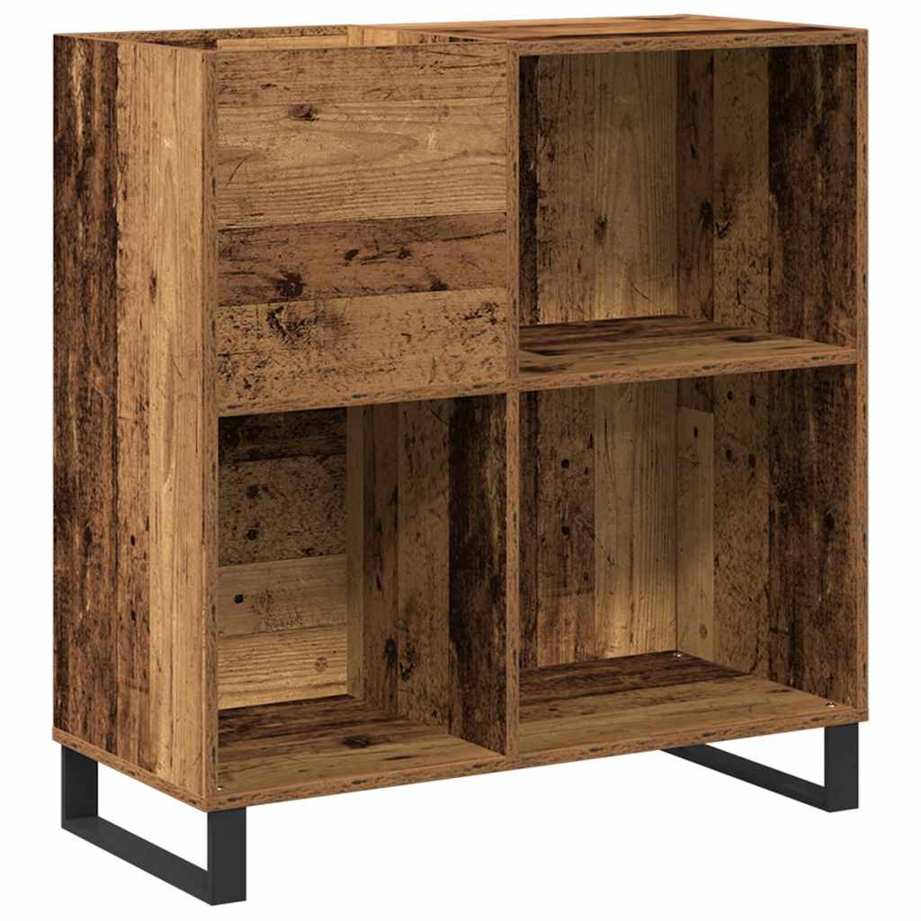 vidaXL Record Cabinet Old wood 84.5 x 38 x 89 cm Engineered Wood 2