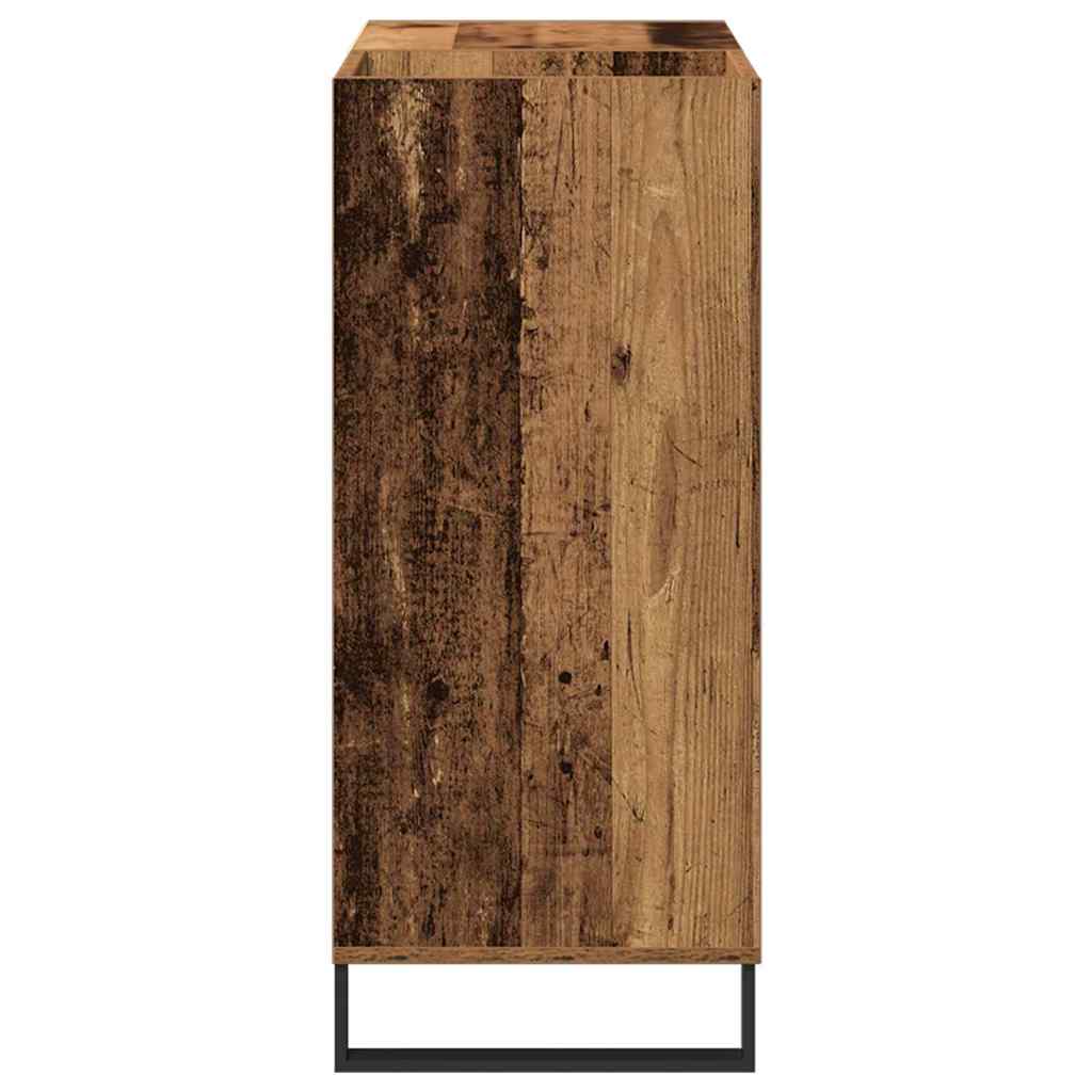 vidaXL Record Cabinet Old wood 84.5 x 38 x 89 cm Engineered Wood 6