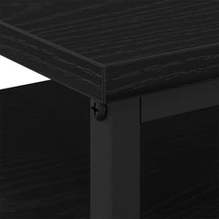 vidaXL Bedside Cabinet 2 pcs Black Oak 34 x 35.5 x 50 cm 6