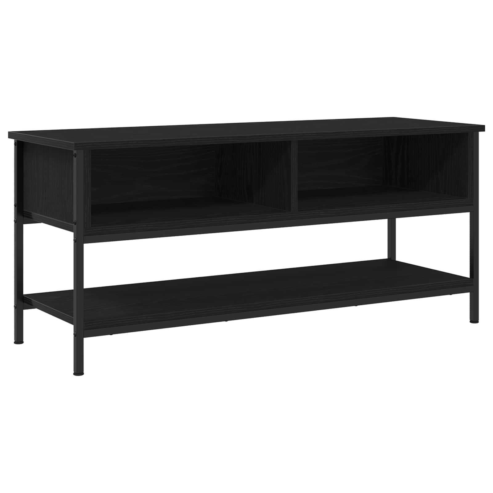 vidaXL TV Cabinet Set 100 x 35 x 45 cm Black Oak Engineered Wood 2