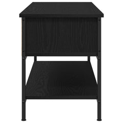 vidaXL TV Cabinet Set 100 x 35 x 45 cm Black Oak Engineered Wood 6